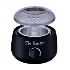 Воскоплав баночний Pro-Wax100 Black з терморегулятором (воскоплав для депіляції)