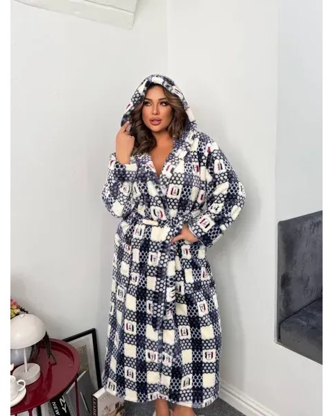 Халат в клеточку унисекс