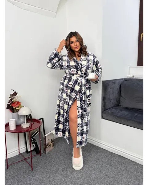 Халат в клеточку унисекс