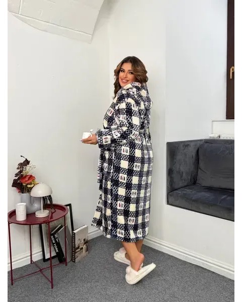 Халат в клеточку унисекс