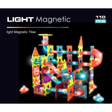 Конструктор магнитный Magnetic DIY 110 элементов с шариками Разноцветный