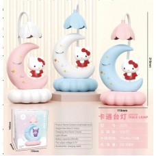 Дитяча лампа настільна Місяць (Hello Kitty) Рожевий