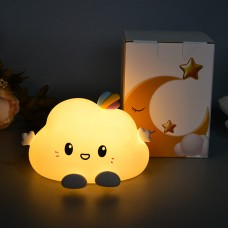 Ночной LED светильник силиконовый Облачко c аккумулятором