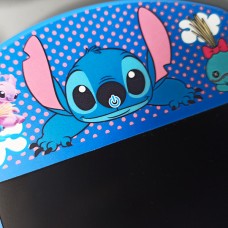 Планшет детский цветной LCD для рисования  Стич Цвет: Голубой