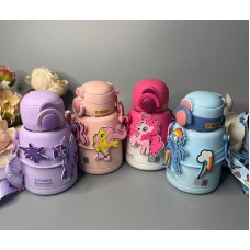 Детская термобутылка с трубочкой My Little Pony 600 ml Цвет: Розовый