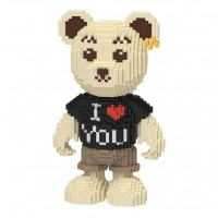Конструктор Magic Blocks в виде мишки Тедди I love you