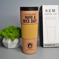 Термокухоль Have a nice day 600 ml Колір: Мокко