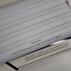 Повербанк 10000 mAh із сонячною батареєю Колір: Білий