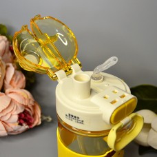 Детская бутылка для питья с трубочкой PomPomPurin Цвет: Жёлтый