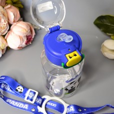 Детская бутылка для воды Панда 670 ml Цвет: Синий
