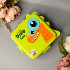 Детский ланч-бокс герметичный Dinosaur 1590 ml Цвет: Салатовый