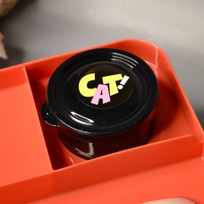 Детский ланч-бокс герметичный Cat 1590 ml Цвет: Белый