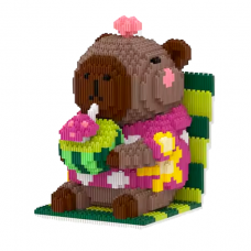 3D Конструктор Magic Blocks Капибара с арбузом Высота 24 см