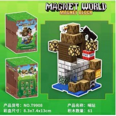 Магнітний конструктор блоковий у стилі Minecraft