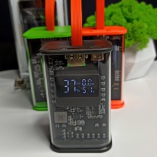 Мощный PD Power Bank 10000 mAh с LED индикатором 3 цвета