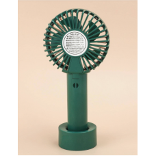 Портативный вентилятор Mini fan с подсветкой Цвет: Зелёный