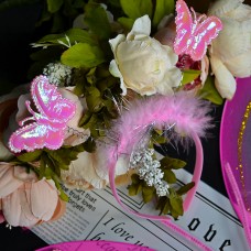 Новогодний наряд Феи для девочки Цвет: Малиновый