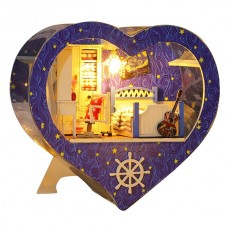 3D Румбокс в форме сердца Boy`s room DIY Dollhouse
