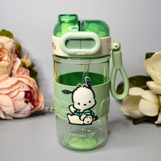 Детская бутылка для питья с трубочкой Pochacco Цвет: Зелёный