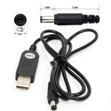 Кабель питания для роутера/модема USB-DC 12 V 0.6-1.0 A