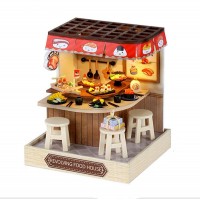 3D Румбокс Суши-бар DIY Dollhouse