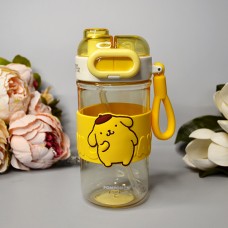 Детская бутылка для питья с трубочкой PomPomPurin Цвет: Жёлтый