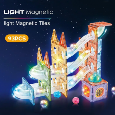 Конструктор магнітний Magnetic DIY 93 елемента Лабіринт Різнокольоровий