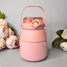 Универсальный термос 1000 ml Цвет: Розовый