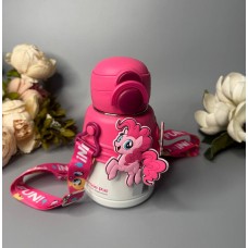Детская термобутылка с трубочкой My Little Pony 600 ml Цвет: Малиновый