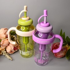 Стакан для напитков с трубочкой и фильтром 1300 ml Цвет: Розовый