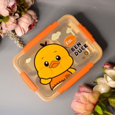 Ланч-бокс дитячий з нержавіючої сталі Duck 1000 ml Колір: Жовтий
