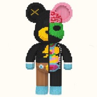 Конструктор Magic Blocks  у вигляді ведмедика Bearbrick Dissected Companion