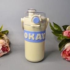 Термостакан OKAY с трубочкой 635 мл Цвет: Белый