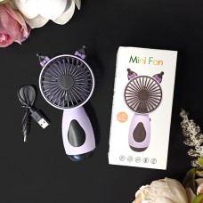 Дитячий портативний міні-вентилятор Куромі Колір: Бузковий
