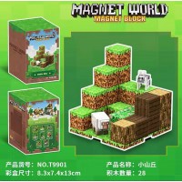 Магнітний конструктор блоковий у стилі Minecraft