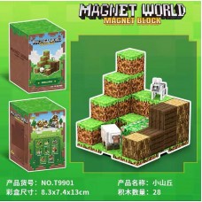Магнітний конструктор блоковий у стилі Minecraft