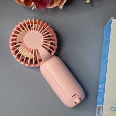Портативный мини-вентилятор аккумуляторный Цвет: Розовый