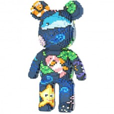 Конструктор Magic Blocks в виде мишки Bearbrick Аквариум