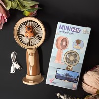 Детский портативный мини-вентилятор Капибара Цвет: Коричневый