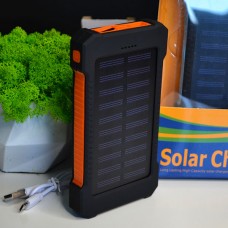 Повербанк 30000 mAh із сонячною батареєю 4 кольори