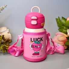 Дитячий термос із чохлом Luck 500 ml Колір: Малиновий