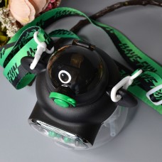 Детская бутылка для питья с трубочкой 900 ml Цвет: Чёрный