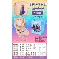 Набор для создания украшений Frozen с подарочной коробкой Цвет: Пудра
