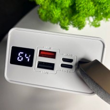 Універсальний павербанк 30 000mah Колір: Білий