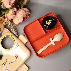 Детский ланч-бокс герметичный Cat 1590 ml Цвет: Бежевый