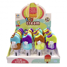 Детский портативный мини-вентилятор Мороженое Эскимо / Ice-Cream К-во 24 шт (цена указана за упаковку)