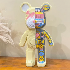 Конструктор Magic Blocks в виде мишки Bearbrick Скелет