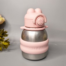 Термос із трубочкою Cute baby 550 мл Колір: Срібло