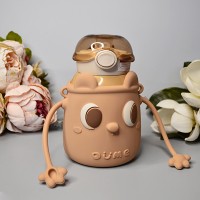 Милий дитячий термос-іграшка 500 ml Колір: Коричневий