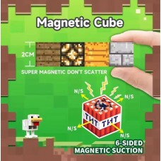Магнітний конструктор блоковий у стилі Minecraft
